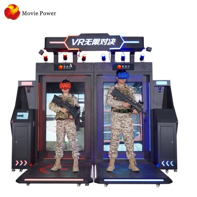 Latest 9D VR Multiplayer Battle VR Shooting Simulator Game Machine with HTC Vive VR Glasses