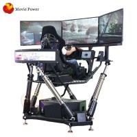 Earn Money Amusement Park Products Coin Operated Arcade Games F1 Car Machine  6 dof 3 Screen Racing car Simulator