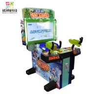 32 inch island Kid shooting games gun shooting video game machine