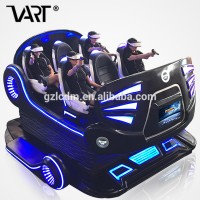 VART Fashional Mini 6 Seats Cinema Motion System, vr glasses Virtual Reality 9DVR Game Simulator With Shooting Games