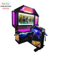 Amusement park 3D simulator video arcade shooting gun machine for sale