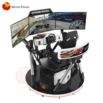 Movie Power Virtual Reality Driving Platform Super Racing Car Game Simulator For Driving School