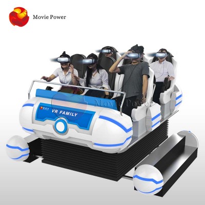 Earn Money 6 Seat Damily Game 9d Virtual Reality Cinema Machine Simulator