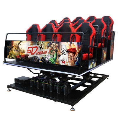 7D Simulator Movie Sports and Entertainment Equipment 5D Cinema Screen Price 12 Seats Simulator 7D Cinema