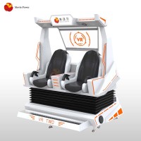 High Tech Theme Park Equipment Coin Operated Game Machine Roller Coaster Scary Movies 9d VR Two Cinema Simulator