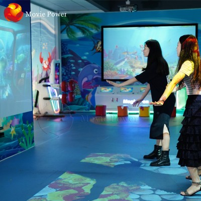 Indoor Mall Kids Ar Game Sensors Children Holographic 3D Interactive Projector Wall Game